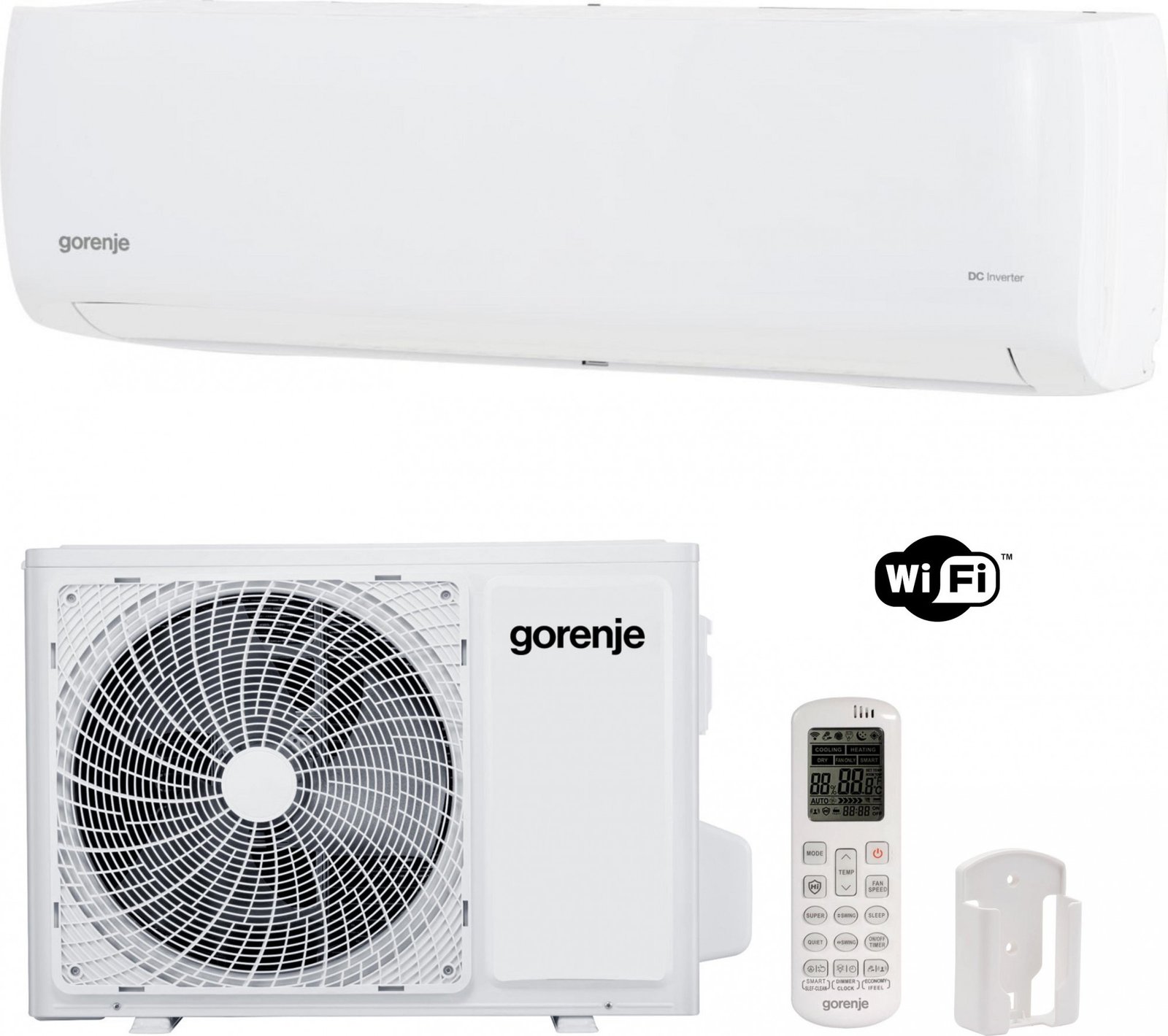 Кондиционер Gorenje TITAN70IN TR/TITAN70OUT Инверторный кондиционер Gorenje TITAN70IN TR/TITAN70OUT, внутренний и наружный блок
