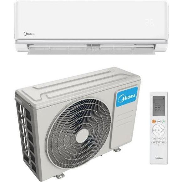Инверторный кондиционер Midea (Мидеа) Nordic MSAGN-09FN8, наружный и внутренний блок