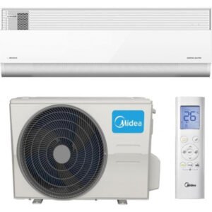 Инверторный кондиционер Midea (Мидеа) GAIA MSFA-12N8D6E, белый внутренний блок с LED дисплеем