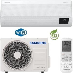 Инверторный кондиционер Samsung (Самсунг) GEO Mass AR60F09C1BWNUA, белый внутренний блок