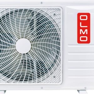 Зовнішній блок мультиспліт-системи Olmo OMS-18P2E на фасаді будинку