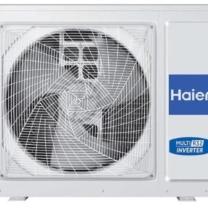 Зовнішній блок мультиспліт-системи Haier 5U105S2SS5FA на фасаді