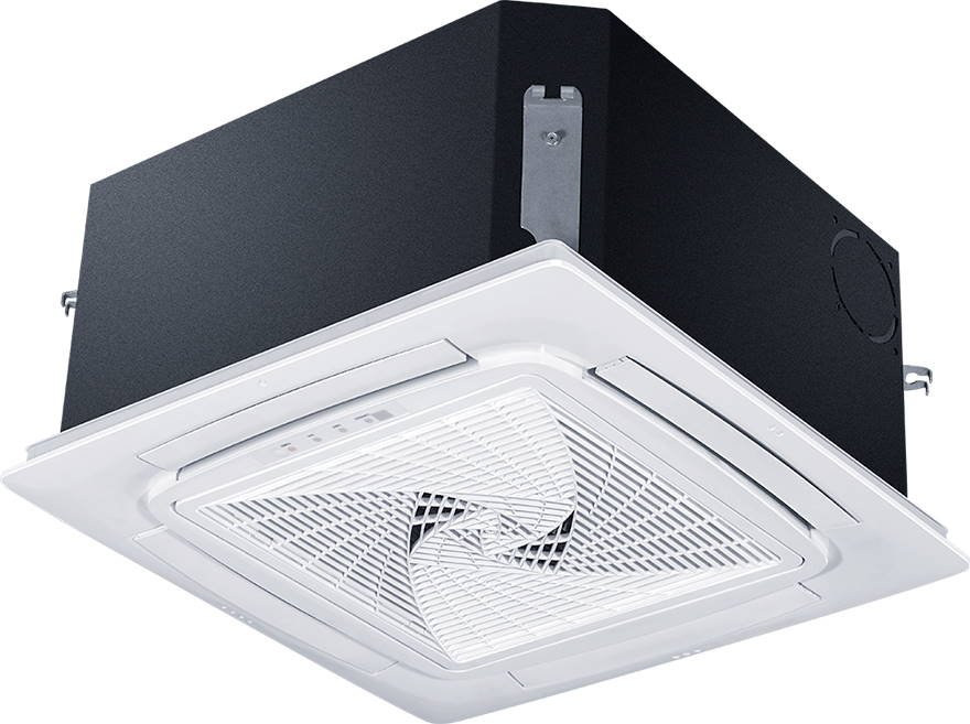 Кассетный кондиционер Haier AB25S2SC2FA, панель в потолке комнаты