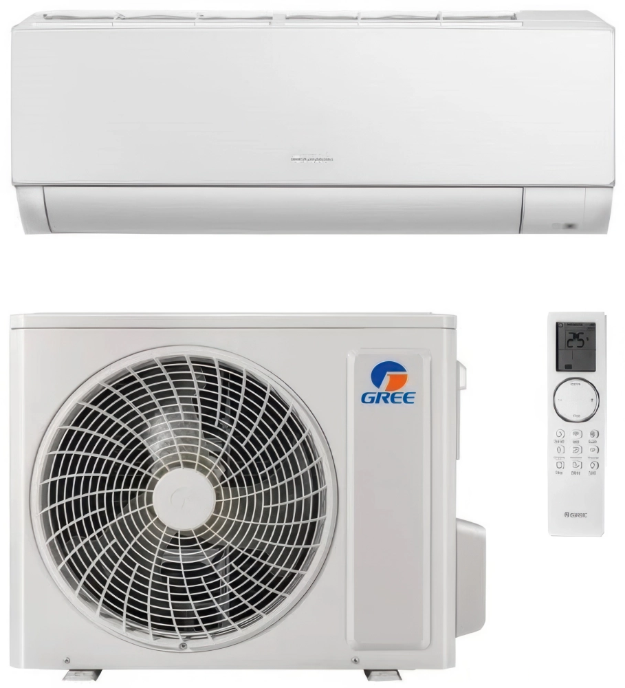 Кондиционер Gree (Гри) So Cool GWH12APAXF-S6DBA3A, наружный блок на кронштейне