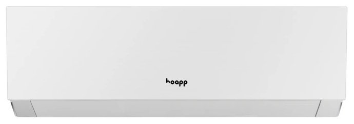 Инверторный кондиционер Hoapp Design HSZ-EF38VAN, внутренний блок на стене комнаты