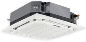 Кассетный кондиционер TCL TCC-36CHRH/DV, внутренний блок с LED-индикацией