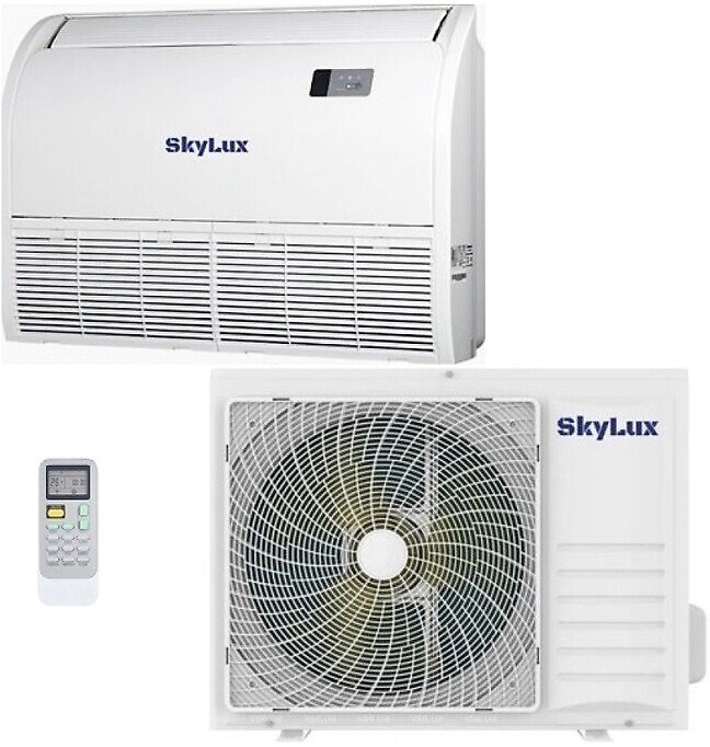 Напольно-потолочный кондиционер SkyLux SKH-U60SHR3DI, внутренний и наружный блок