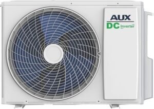 Зовнішній блок мультиспліт-системи AUX AUX-M4-36LCLH на фасаді